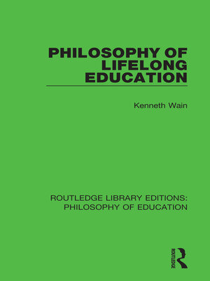 cover image of Philosophy of Lifelong Education